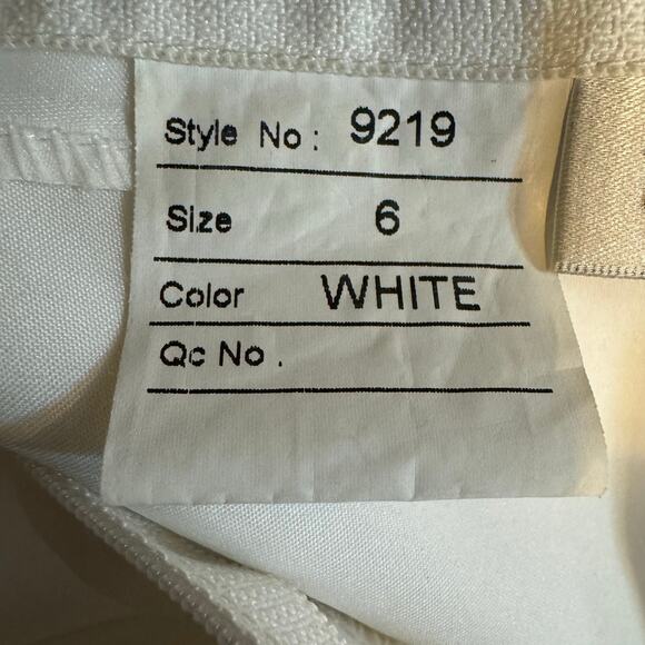 Vivian Nicole Size 6 White Tulle Bling Flower Girl First Communion Dress - Picture 9 of 10